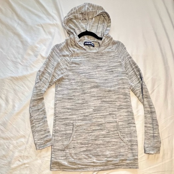 INK LOVE AND PEACE Tops - Ink Love and Peace Gray Hooded Sweatshirt